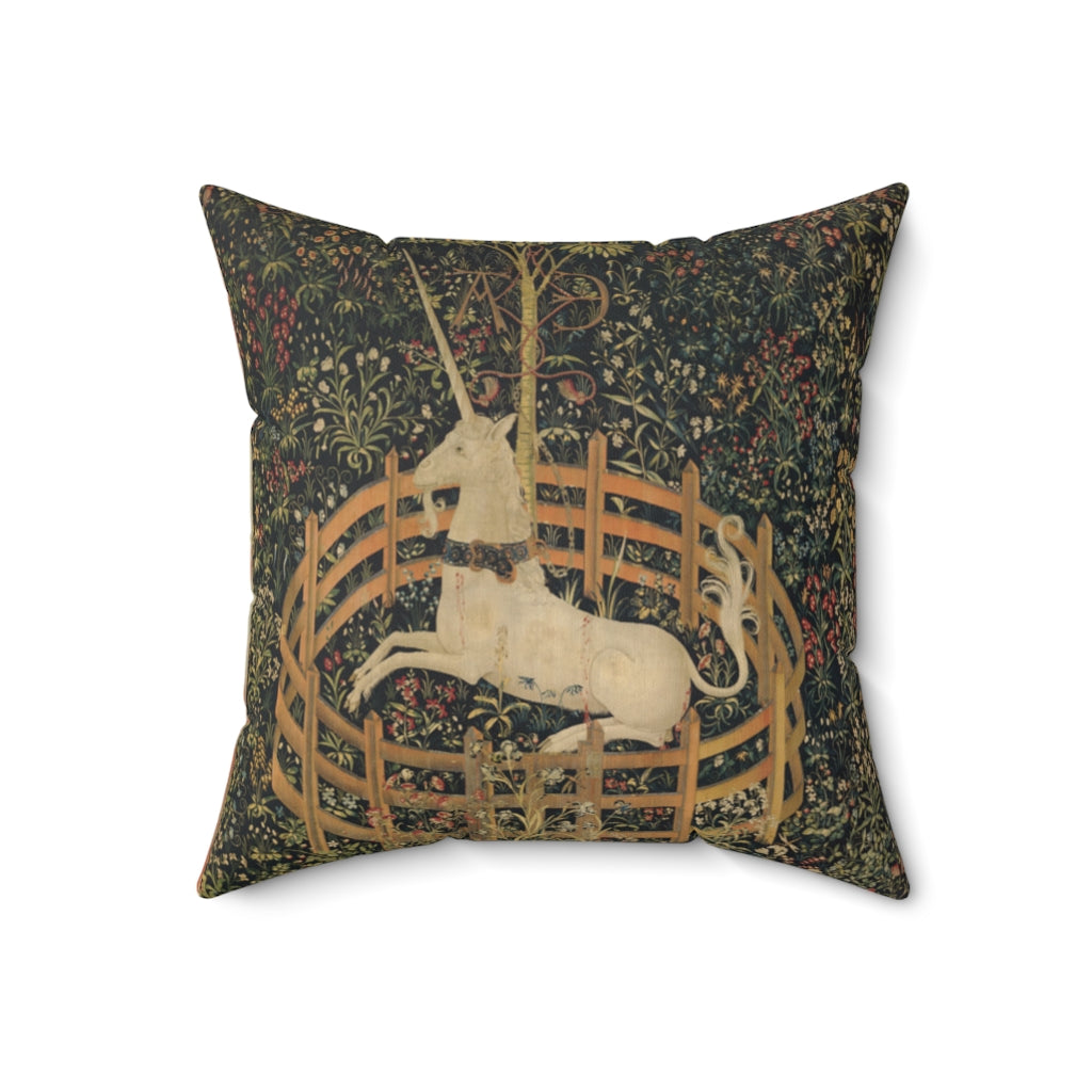 Unicorn shop tapestry pillow